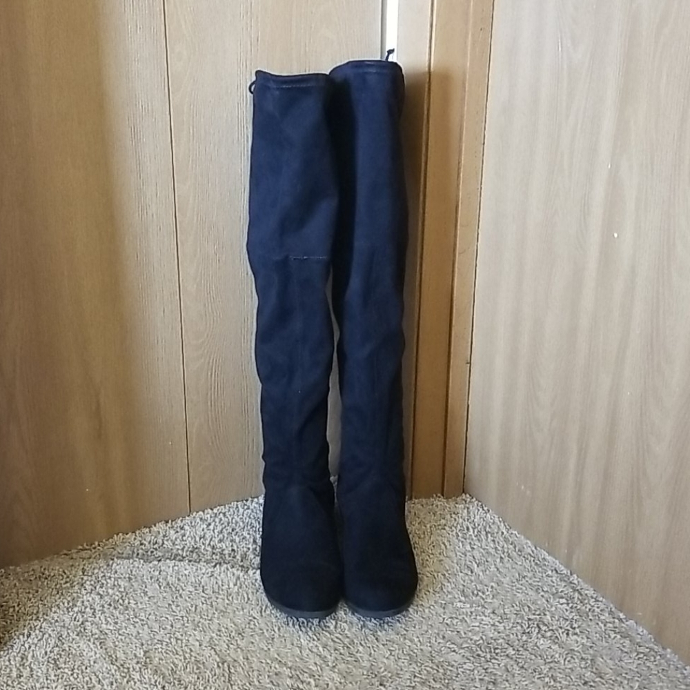 Unisa Over-the-Knee Black Boots - size 10M